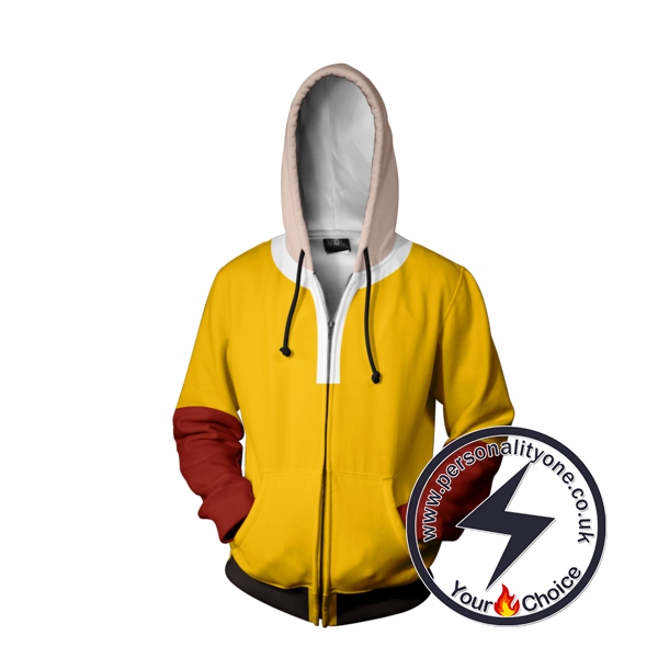 One Punch Man - Saitama ZipUp 3D - One Punch Man Hoodies Jackets